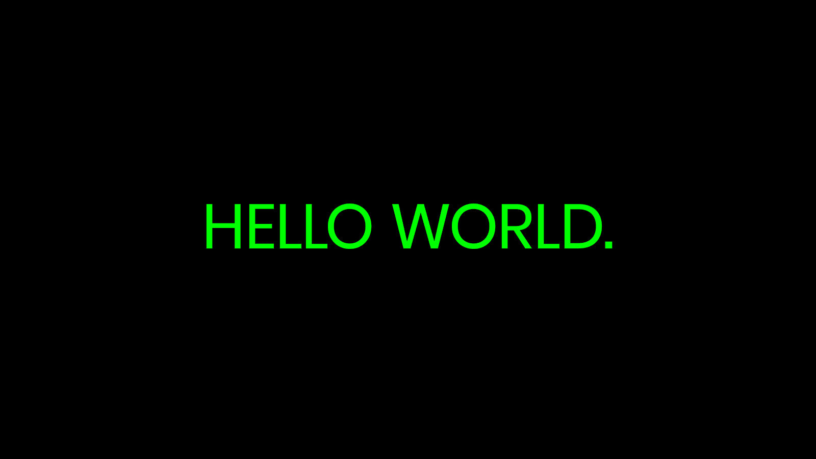 Hello